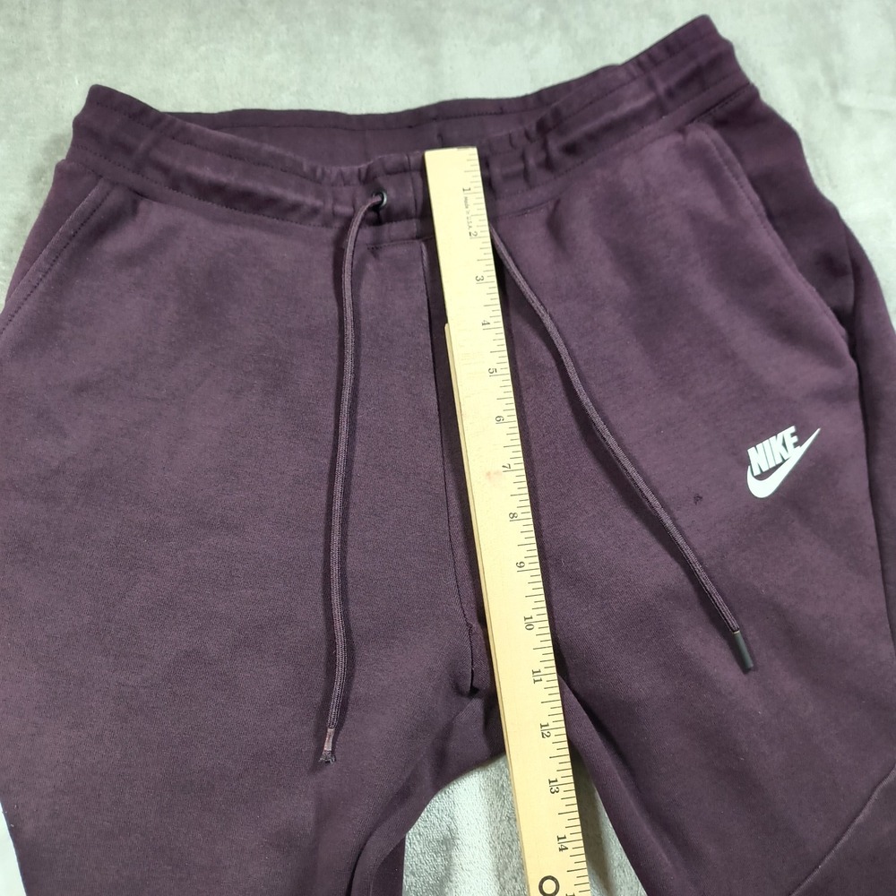 Nike Sportswear Tech Fleece Sweatpants Mens Medium Plum Purple 805162 659 Jogger - Picture 10 of 13